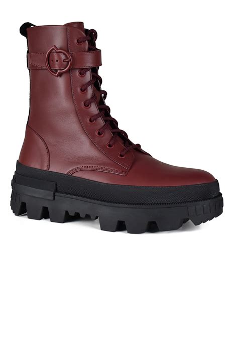 moncler boots red|More.